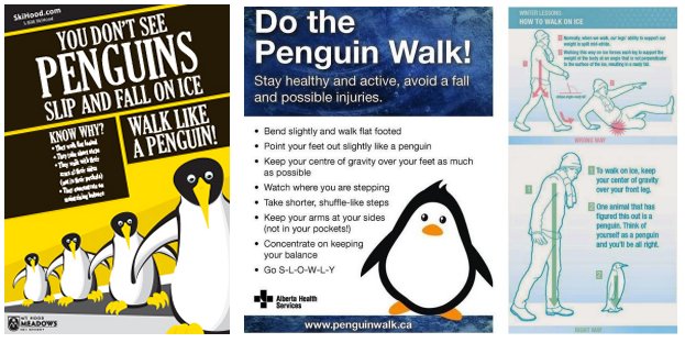 Walk like a penguin